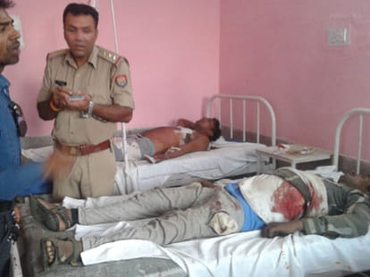 tension in shamli after accident of bike and cycle