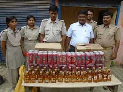 Five people arrested in police raid