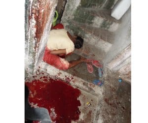 A drunk man killed a lady in Lucknow.