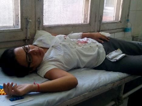 kidnap of hdfc woman manager and stabbed 
