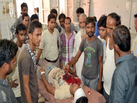 After the two sides dispute Firing , two injured