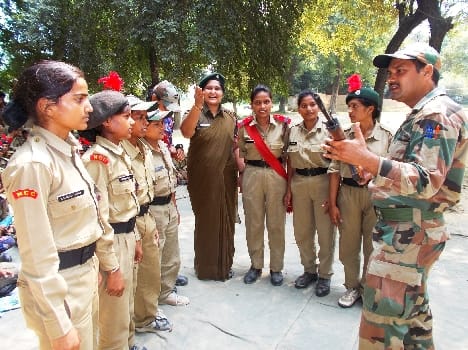 Cadets learned the maintenance of weapons, map reading