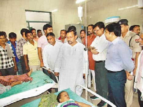 30 sick from food offerings