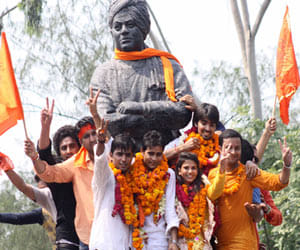 abvp won all seats in dusu election