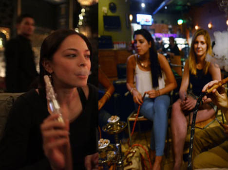 Why did take the action at hookah bar.