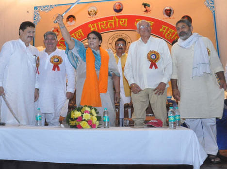 Jat General Assembly raise voice for reservations.