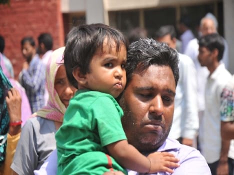 Two children escaped unharmed from the cheek of time, was not up to scratch