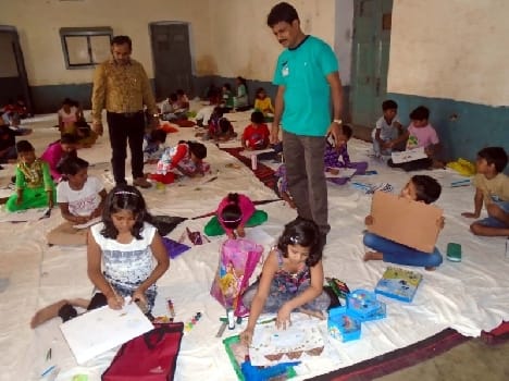 Children depicted on posters masterpieces