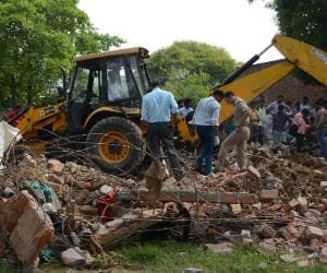 Three died in a blast in Lucknow.