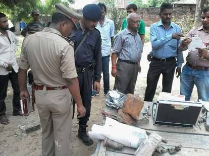 Three died in a blast in Lucknow.