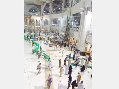 person told about the makkah accident