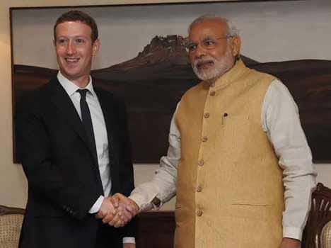 primeminister narendra modi and Mark Zuckerberg will meet at facebook  headquarter