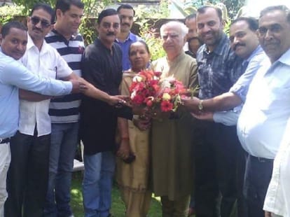 mp shanta kumar celebrated 81st birthday.