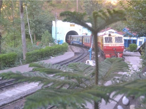 shimla kalka track in high risk danger zone.