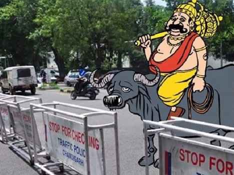 fun of modi chandigarh visit on whatsapp, facebook