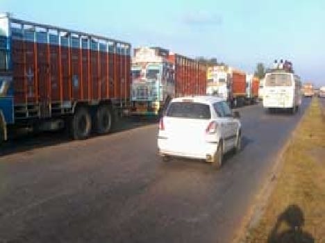 15 km long jams