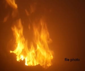 army officer mess caught fire in joshimath.