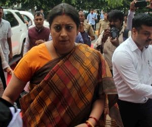 Smriti Irani in lucknow.