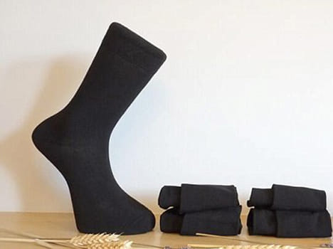 Inventors claim they have come up with socks that will stop your feet smelling - because they are made from BAMBOO