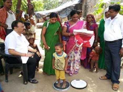 Huua weight of children in urban areas
