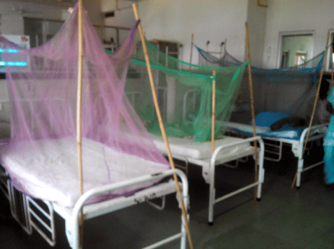 Ward dengue mosquito net made, platelet transfusion is not convenient.