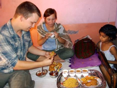 one couple came from sweden to india for facebook friendship