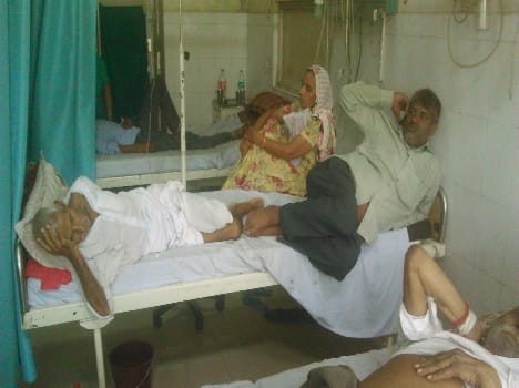 Kurukshaetr increasing fever patient in the hospital