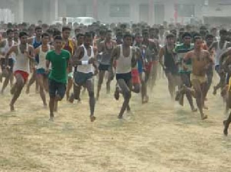 The Army began recruiting in chandauli