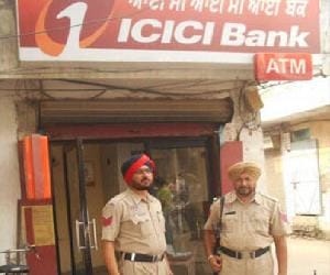 robbed of ICICI Bank ATM in Phagwara