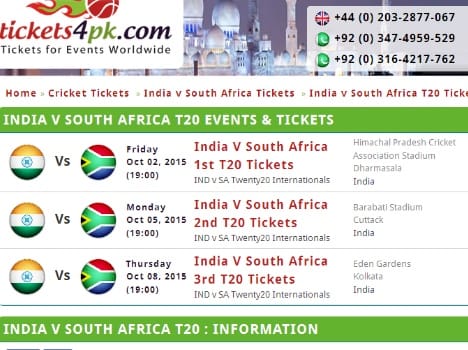 fake match tickets sold on uk website for ind vs sa t-20 match.