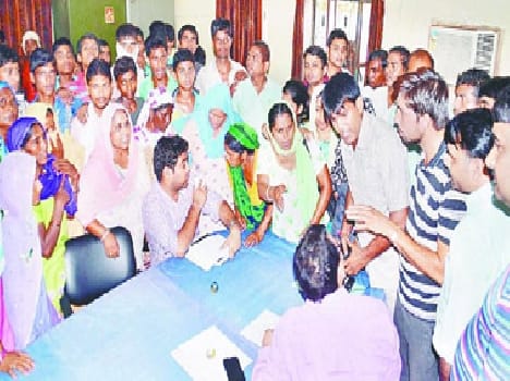 protest for bijli