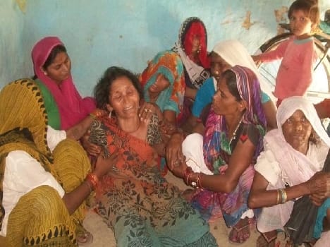 After the rape of schoolgirl scarves Gotkr throat of murder