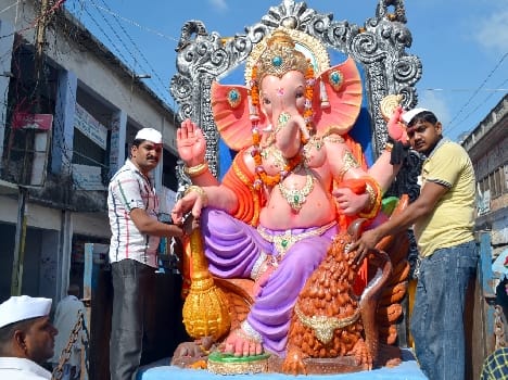 Ganpati Bappa Morya , Morya Mnglmurthy coined by city