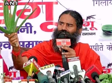 ayurvedic medicine to avoid Dengue, ramdev claims