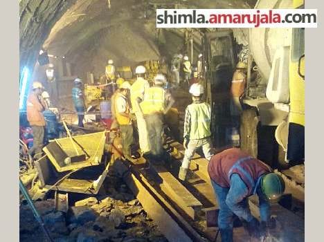 bilaspur tunnal incident, hard rock slow down rescue operation.