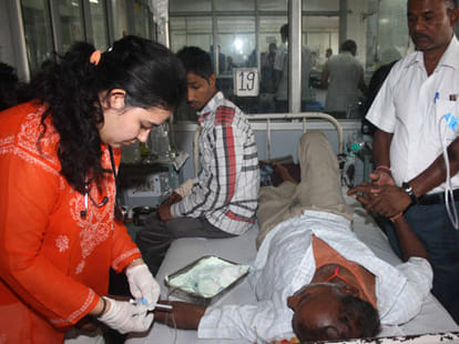 Negligence of doctors, because of dengue two girls death
