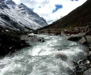 saraswati river missing due to himalayan disaster.