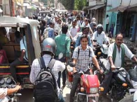 Day suffered from jammed city