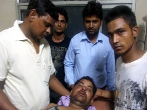 Bike run Shicshamitr swirl dropped , injured