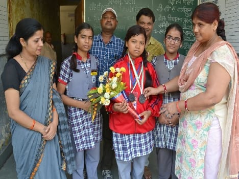 Swati in chess Nationally medals