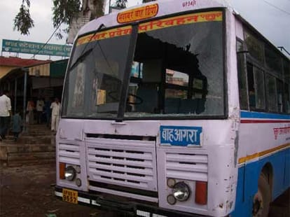 After the murder of the student , villagers put jam on highway