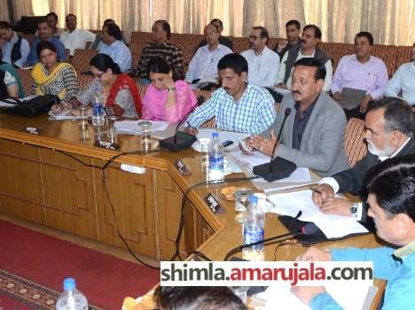Zila parishad meeting at shimla.