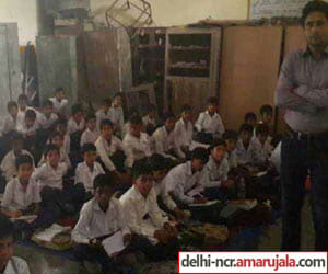 deupty cm visit in school principal dismissed, action against several officers 