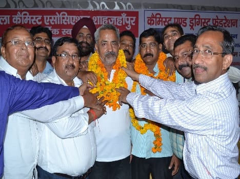 Naresh Gupta became the Chairman of the Association of Chemists