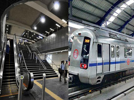 Metro stations open business doors.