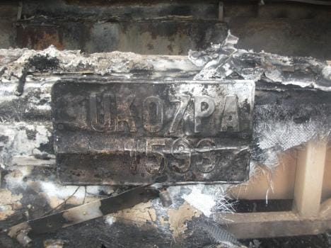 fire in kathgodam roadways