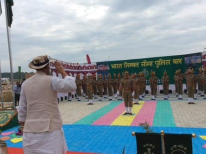 hm reached Jammu today on a three day tour of jammu and kashmir 
