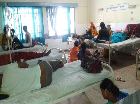 District hospital beds resembled the scramble for full recruitment