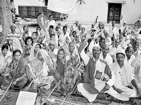BKU support to victims protest