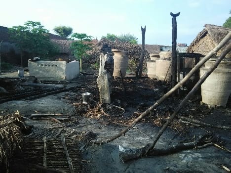 Rnjisn accused of burning house